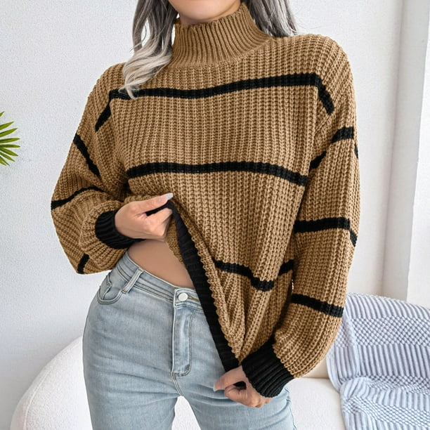 nsendm Womens Sweater Adult Female Clothes Winter Oversize