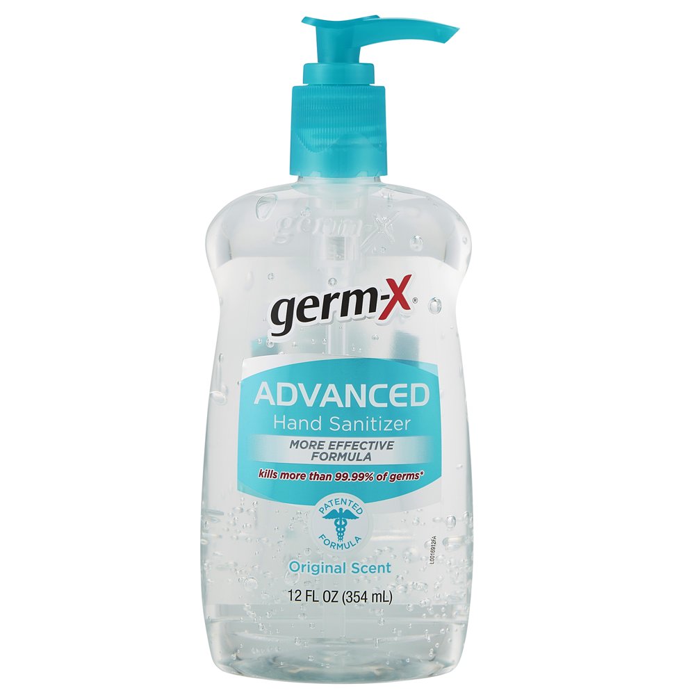 Germ X Advanced Hand Sanitizer, Original Scent, 12 Oz