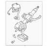 Genuine OE Kia Steering Column - 56310-J0600