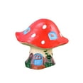 thumbnail image 2 of Cheers.US 4Pcs Miniature Fairy Garden Cartoon Mushroom House Resin DIY Miniature Micro Landscape Bonsai Garden Decor, 2 of 7