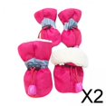 thumbnail image 1 of 2x 4 Botas para Perros, Zapatos para Perros, Suministros para Mascotas, Protector Antideslizante Ligero con Reflectante, para Correr, Nieve en Inviern 2 piezas, 1 of 9