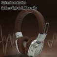 thumbnail image 5 of Over-Ear Wireless Bluetooth Headphones, Noise Cancelling, Retros Glow Design, Comfortable Wear, Long Battery Life, Foldable, Immersive Stereo Sound for Home, Travel, Outdoor Entertainment, 5 of 6