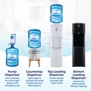 Primo Water® Top Loading Pro 3 Temp Water Dispenser, Black & Stainless Steel
