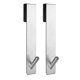 thumbnail image 1 of Ganchos para puerta de ducha de vidrio sin marco Dinheiro Extended (6.8 pulgadas), ganchos para toallas, paquete de 2, plateados, gancho para toallas para ducha sin necesidad de perforaciones, 1 of 7
