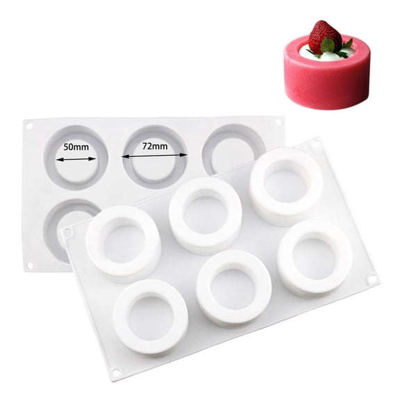 Silicone Baking Tool DIY Edible Cake Rim Chocolate Mold Silicone Molds Tipping Sugar Mold STYLE 6