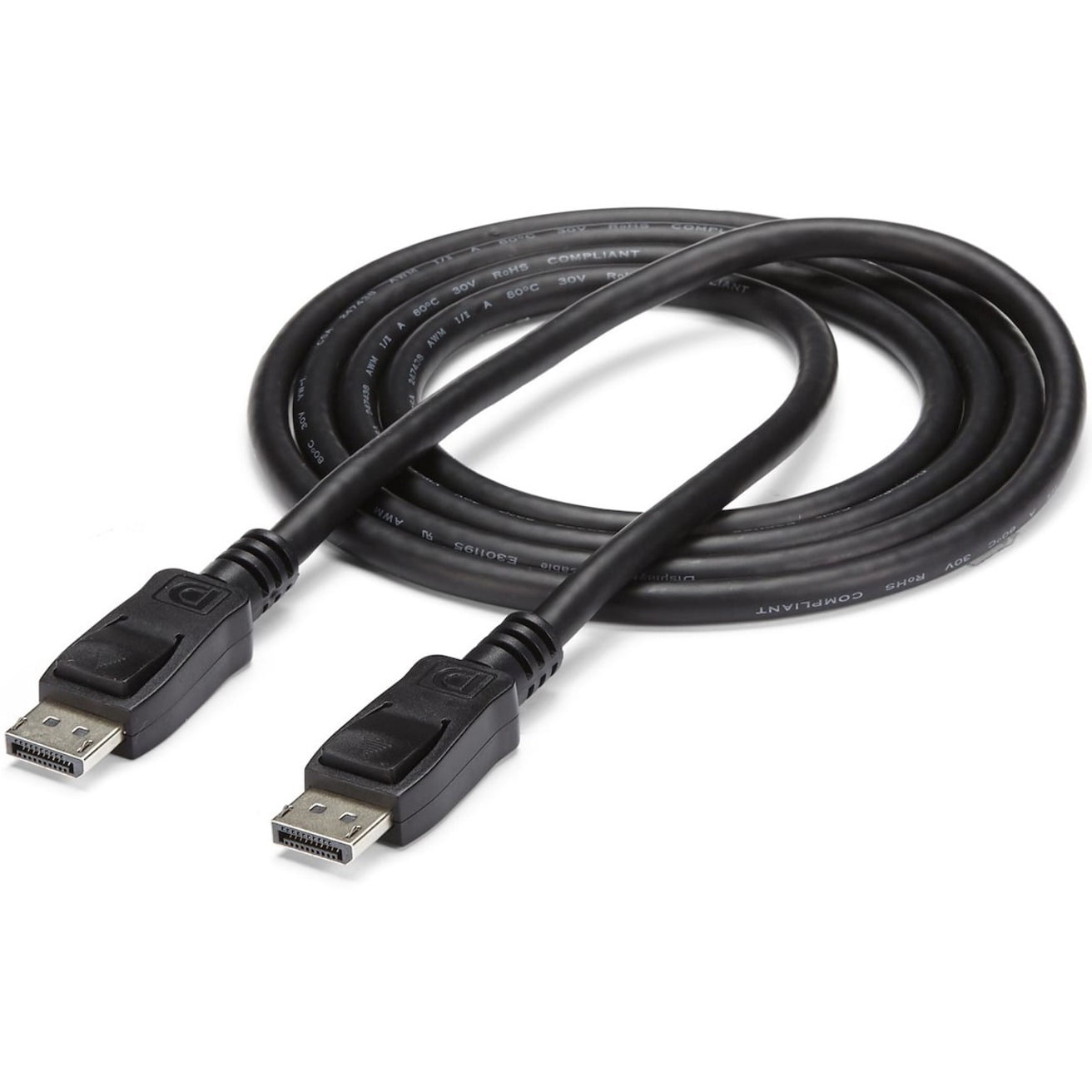 StarTech 6' DisplayPort Cable with Latches, M/M