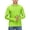 Z04Fluorescent Green, variant on Men's UPF 50 Sun Protection Hoodie Long Sleeve Quick Dry Lightweight Outdoor Shirts for Fishing Hiking White M