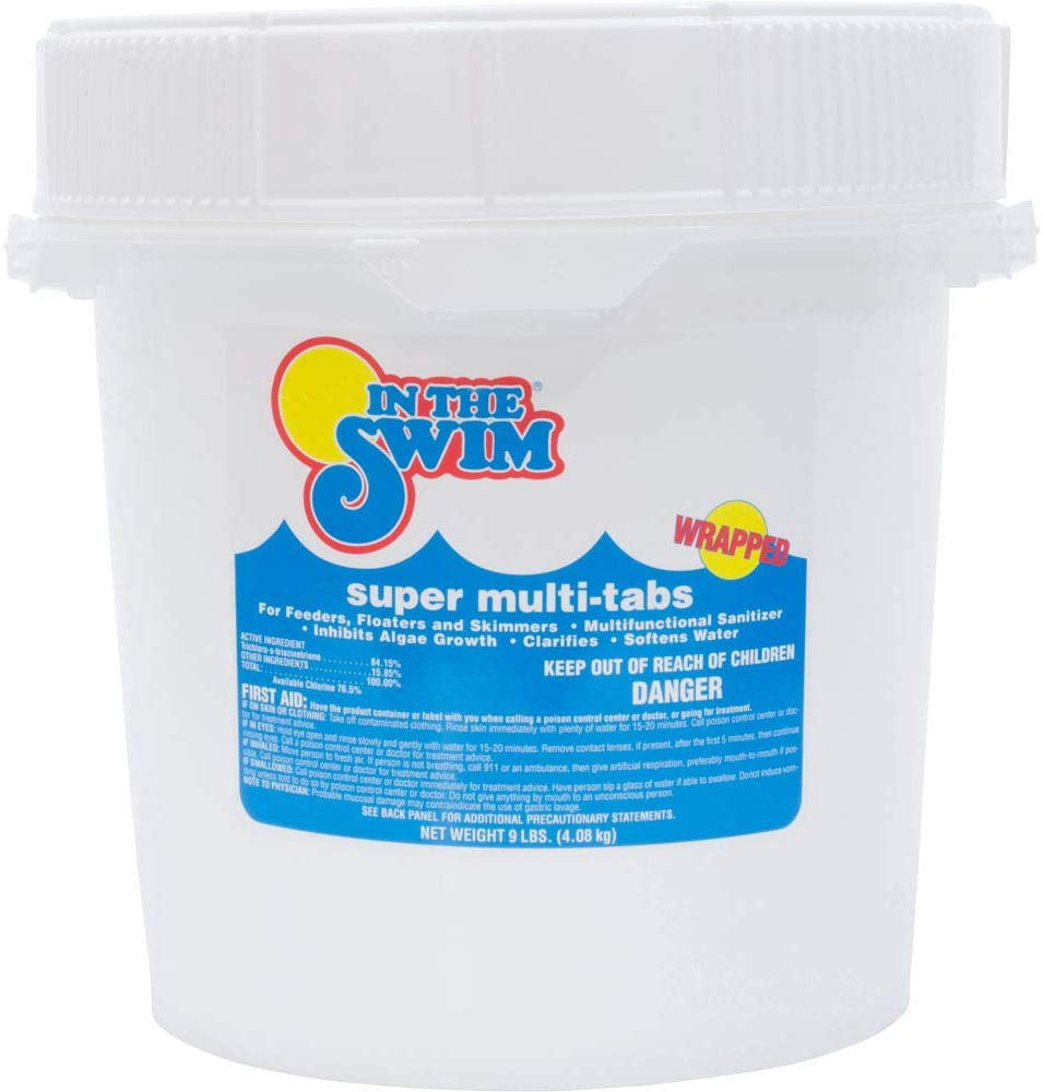 In The Swim 3Inch Super MultiTabs Chlorine Tablets 9 Pounds
