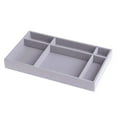 thumbnail image 1 of Earring Ring Jewelry Display Storage Box Case Organizer Flannel Tray Holder Gift, 1 of 5