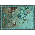 thumbnail image 1 of Ahgly Company Indoor Rectangle Patterned Jellyfish Green Area Rugs, 6' x 9', 1 of 6