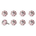 thumbnail image 2 of 1.5" X 1.5" X 1.5" Hues Of White Pink And Burgundy  Knobs 8 Pack, 2 of 3