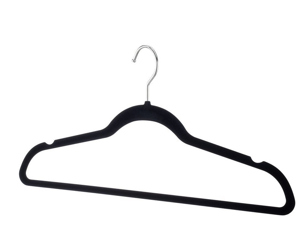 Two (2) 50 PAck, Non-Slip Hangers, Black - household items - by owner -  housewares sale - craigslist