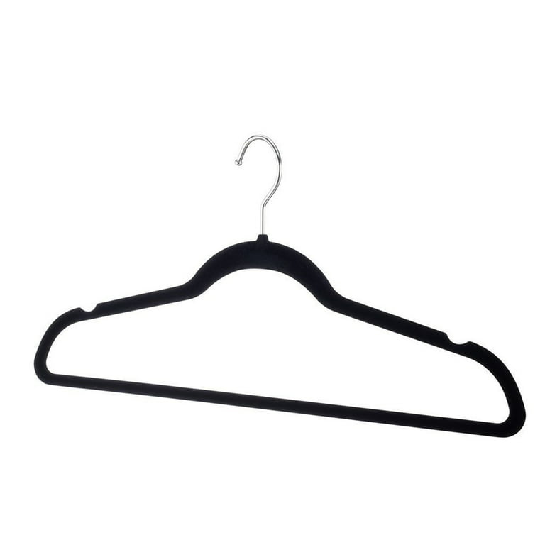 Quality Hangers Clothes Hangers 50 Pack - Non-Velvet Plastic