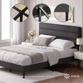 thumbnail image 3 of Base de Cama con Cabecera Matrimonial Zinus Piper Tapizada Color Negro. Fácil Armado, para Todas las Edades., 3 of 6