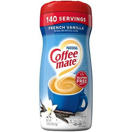 Nestle COFFEE MATE French Vanilla Powder Coffee Creamer, 15 Oz, 3 Pack
