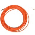 thumbnail image 1 of 4Mm 15 Meter Orange Guide Device Nylon Electric Cable Push Pullers Duct Snake Rodder Fish Tape Wire,1*Cable puller,Orange, 1 of 8