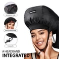 thumbnail image 3 of Accesorio para secador de pelo con capucha y capó grande, accesorio para capó para secador de pelo para cabello rizado, su solución ideal para difusor de cabello: gorro para secador de pelo de gran ca, 3 of 5