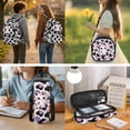 thumbnail image 3 of Aplkyhs Pink Cow Print Kids Backpack Set 4Pcs Kids Backpack for Girls with Lunch Box Pencil Case and Water Bottle Case Cover Suitable for Elementary Middle School High School, 3 of 7