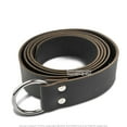 thumbnail image 3 of Medieval Black Genuine Leather Viking Ring Belt for Medieval Renaissance Costume LARP, 3 of 6