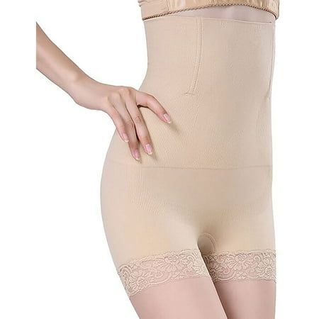 

BEBUTTON Underwear Women Women s High-waisted Abdomen Shaping Waist Elastic Close-fitting Lace Briefs Sticky Bra