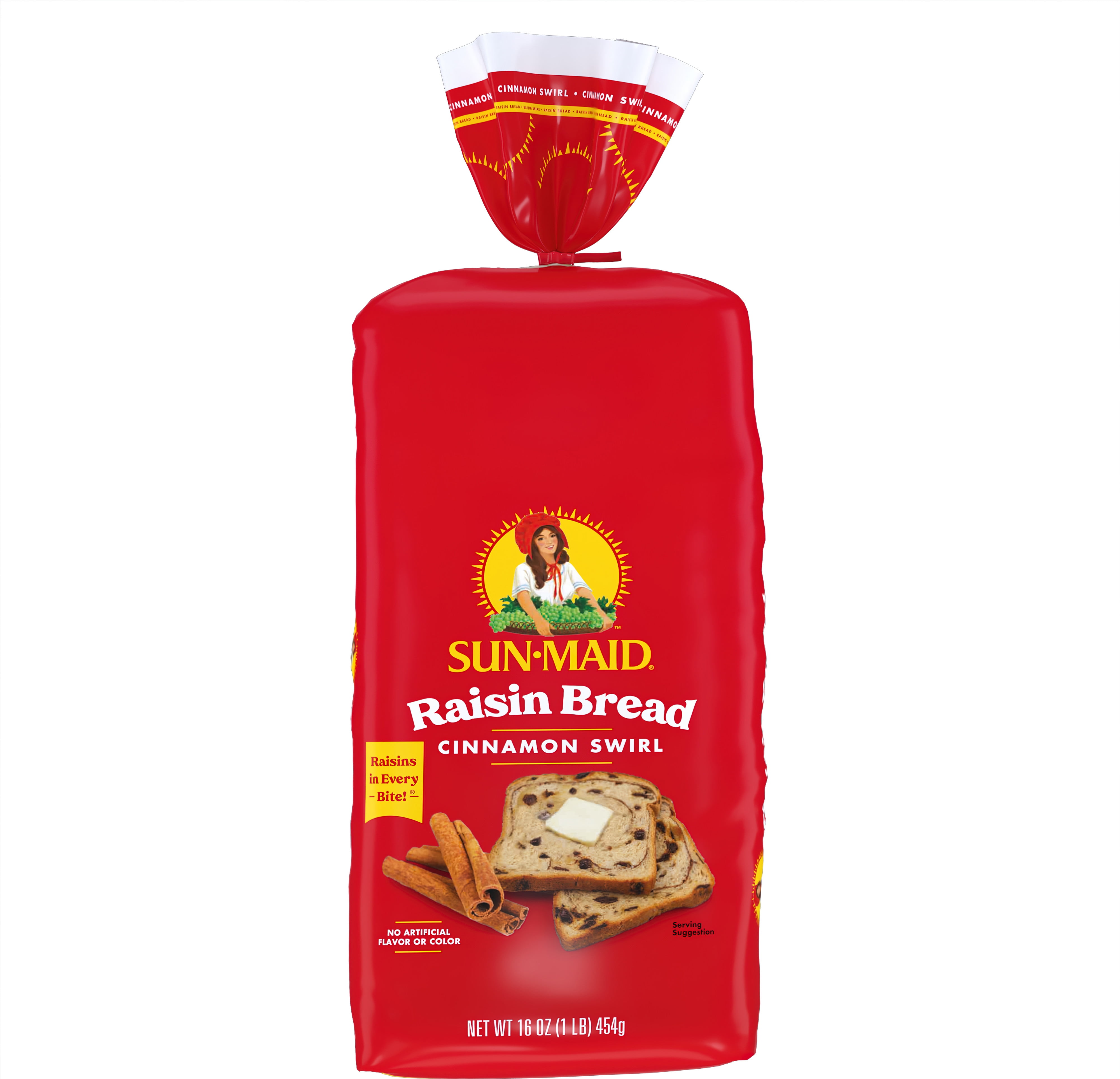SunMaid Raisin Cinnamon Swirl Breakfast Bread, 16 oz