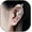 Silver Moon, variant on 2Pcs Myth of the Moon Ear Hook Needle Piercing Earring Goth Climber Crawler Earrings Vintage Punk Moon Wrap Earrings Jewelry Accessory Present for Women Wife