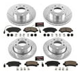 thumbnail image 3 of Power Stop Front and Rear Ceramic Brake Pad and Drilled and Slotted Rotor Kit K7305, 3 of 10