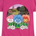 thumbnail image 3 of Disney - Alice In Wonderland - Flower Row - Toddler & Youth Girls Short Sleeve Graphic T-Shirt, 3 of 5