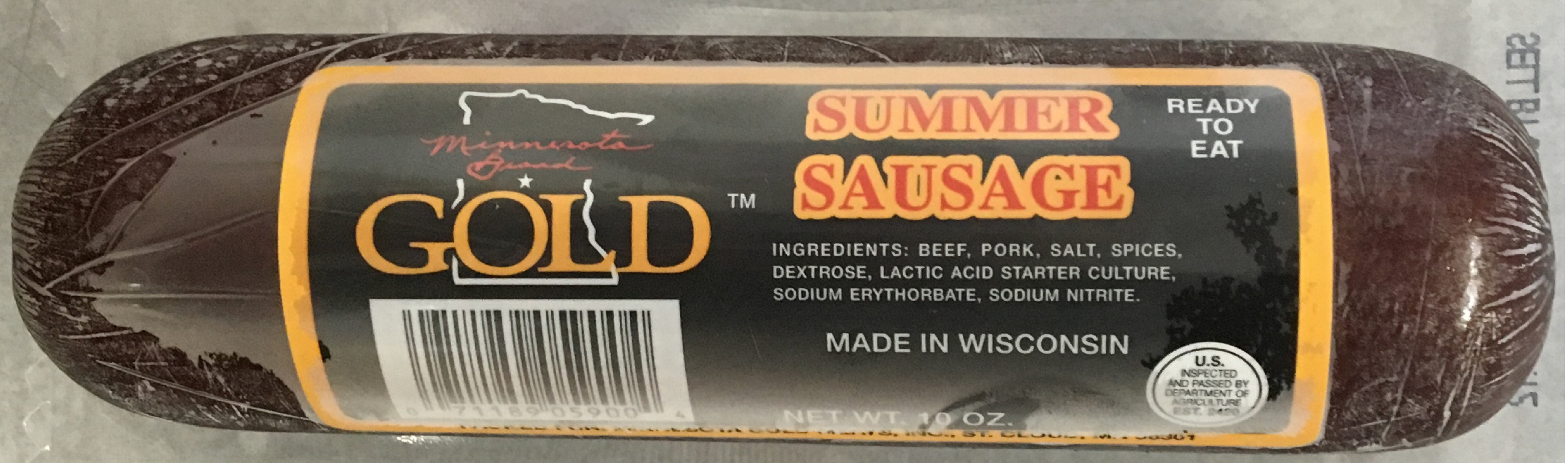 Minnesota Gold Summer Sausage, 10 Oz.