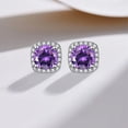 thumbnail image 3 of CREATITOY 1 Set 1-Carat Simulated Diamond Earring - Micro-Inlaid Design, Luxury Jewelry Gift for Women, 3 of 4
