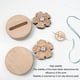 thumbnail image 4 of Cortador De Hilos Profesionales Para Acolchado: Borde De 5 Posiciones Con Base De Madera De Hayas Sin Deslizamiento Para Proyectos De Piezas Y Coser En Cadena, 4 of 7