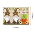 thumbnail image 3 of Front Door Mat Indoor Outdoor Outside Entrance - 16*24in Washable Gnome Happy Fall Thin Bathroom Rugs Fit Under Door, Bath Rugs for Bathroom, Kitchen Rugs Mats for Floor, 3 of 6