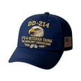 thumbnail image 4 of Men's Veteran Baseball Cap Military Service Hat Patriotic Army Cap Adjustable Dad Hat for Veterans Active Duty Retired Soldiers Memorial Day Fourth of July Outdoor Casual Hat, 4 of 5