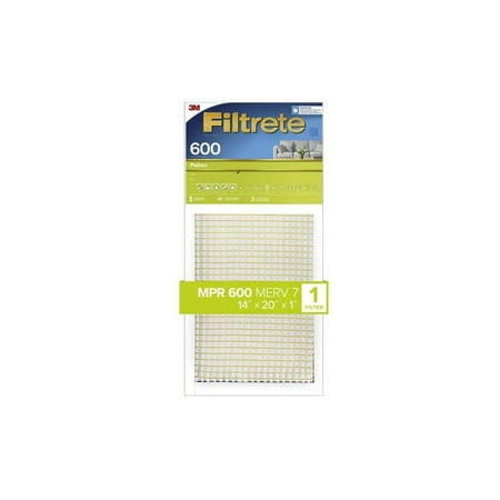 

3M Filtrete 600 Mpr 14 X 20 X 1 Pollen Air Filter 4Pk