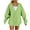 Green, variant on Zip Up Sweatshirt Women Womens Active Long Sleeve Zip Up Hoodies Fashion Women Casual Hooded Slim Zipper Fleece Sweater Coat Purple,L