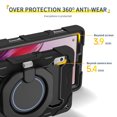 thumbnail image 3 of FJLBDE Case for Lenovo Tab M9 2023 9.0 Inch (TB-310FU/TB-310FX) with 360 Kickstand, Shoulder Strap Carrying Protective Cover, Black, 3 of 6