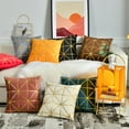 thumbnail image 2 of 2 Home Square Fabric Decorative Pillow Covers,9 Kinds (With/Without Inserts) (Single Side), 2 of 2