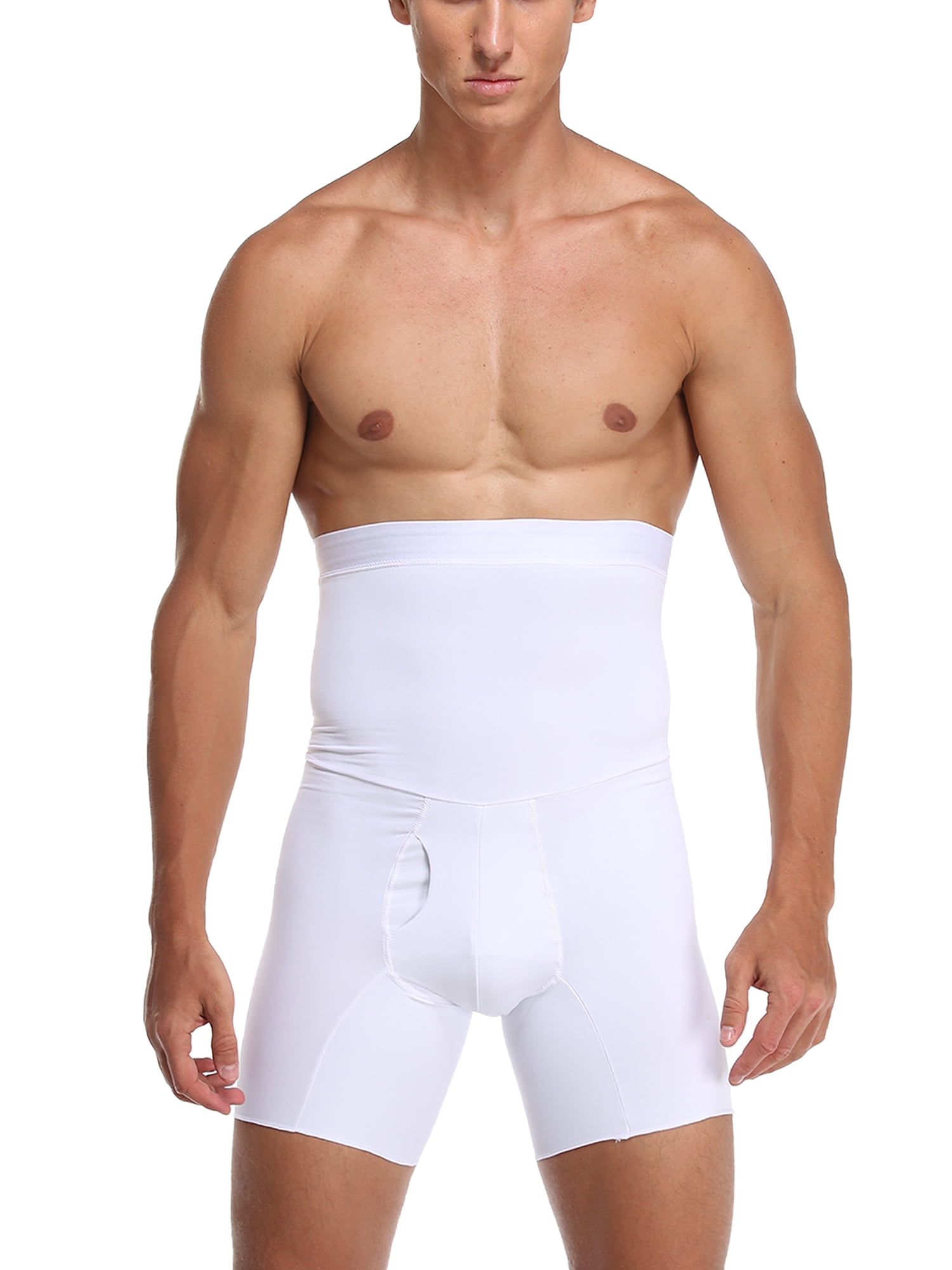 Lilvigor Men's Underwear Boxer Briefs Tummy Control Shorts High Waist  Slimming Body Shaper Compression Shapewear Seamless Belly Panties