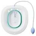 thumbnail image 1 of Baño de asiento Asiento de inodoro Hemorroides posparto con tratamiento Flusher Baño universal Baño de asiento para mujeres embarazadas Ancianos - verde Sunnimix Bañera de asiento para inodoro, 1 of 8