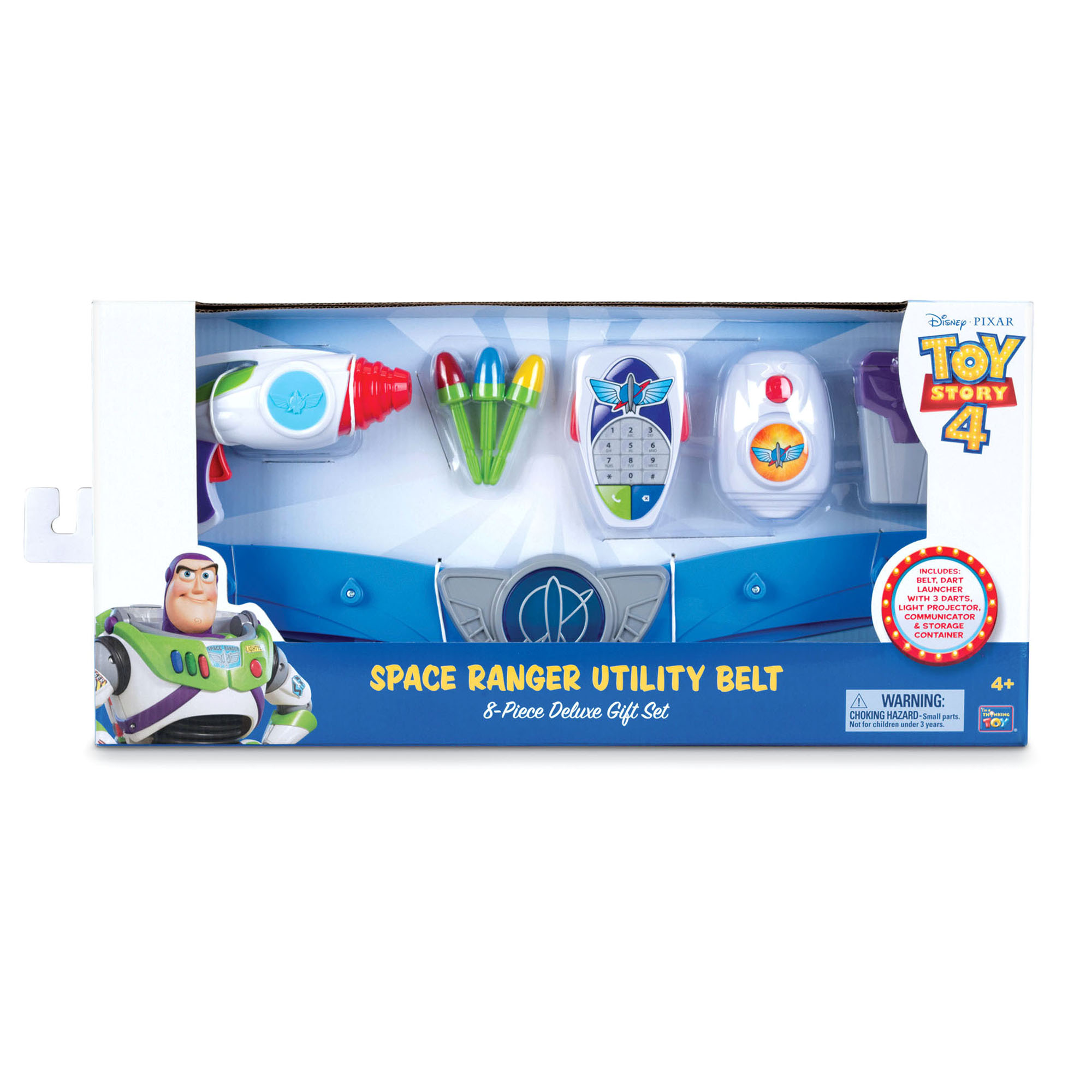Disney Pixar Toy Story SPACE RANGER UTILITY BELT 8-Piece Deluxe Gift Set - image 5 of 5
