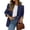 Navy, variant on Womens Blazer 2026 Spring Fall Business Casual Oversized Long Sleeve Button Open Front Suit Jackets Work Clothes