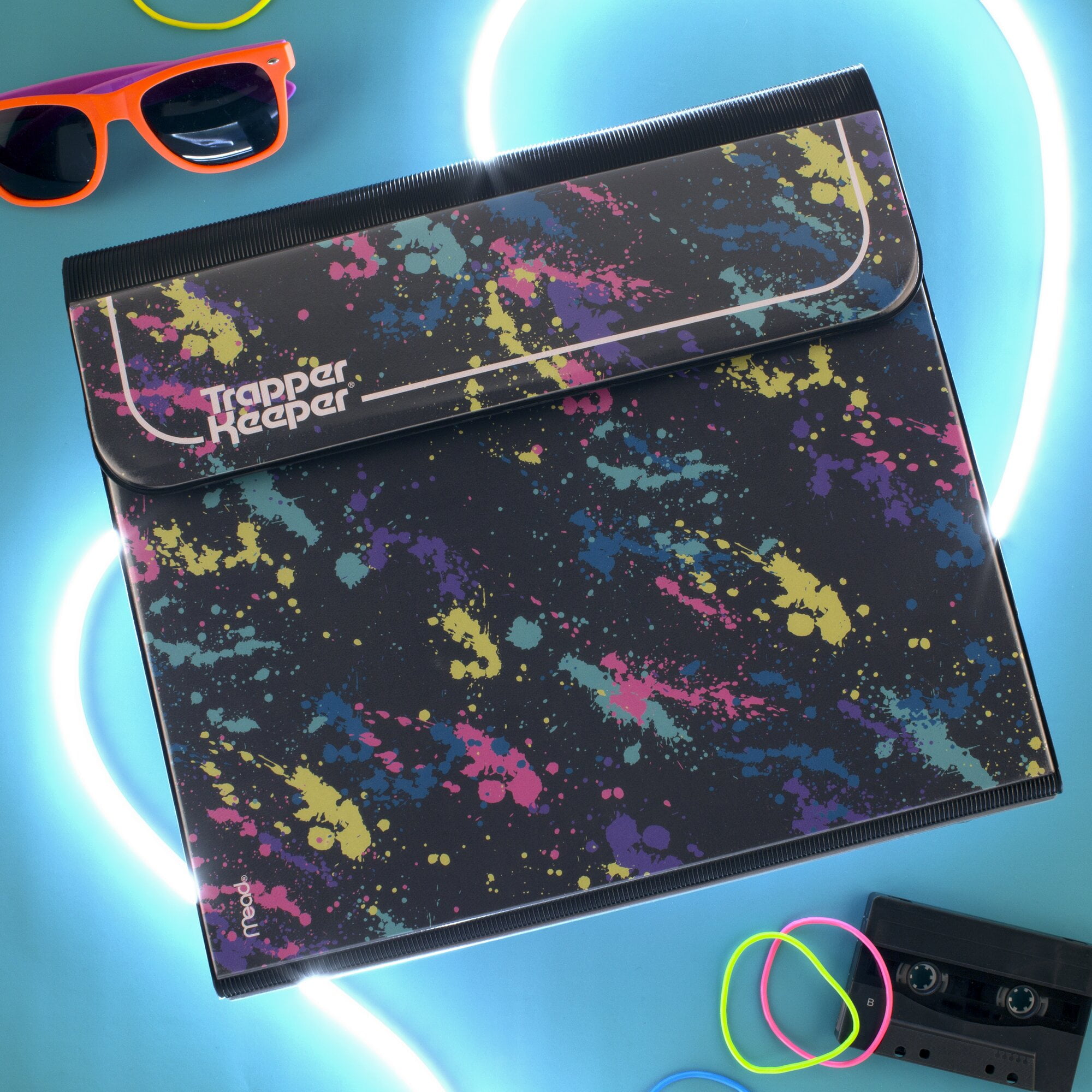 Trapper Keeper Binder Paint Splatter - Trapper Keeper