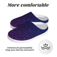 thumbnail image 6 of Disketp Neon Glitter Women's Men's Slippers Plush Slip-On House Slipper for Winter Indoor Soft Cushion Non-slip Fluffy Slides Slippers-13, 6 of 7