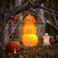 thumbnail image 3 of Steadline LED Tabletop Lantern,Battery Operated Pumpkin Shaped Light With Flameless Design,Portable Holiday Lamp For Mantel Window Display Indoor Gathering And Seasonal Scene Styling(Orange), 3 of 6