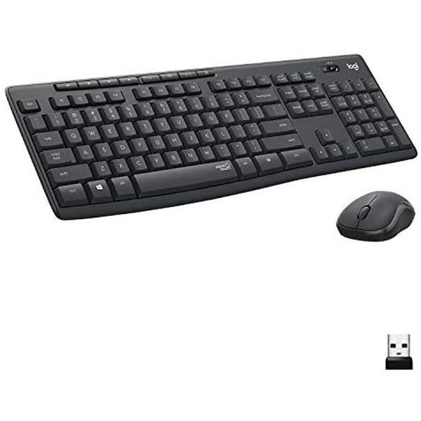 Teclado Logitech MK295 Inalámbrico Silencioso con Mouse