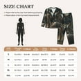 thumbnail image 4 of Honeii Wolf With Basketball Print Women's Pajama Sets Long Sleeve Button Down Sleepwear Nightwear Soft Pjs Lounge Sets 2PCS-X-Large, 4 of 7
