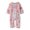 Pink, variant on AWZXDE Cute rompers for girls Toddlers Girl Romper Girls Jumpsuits Coverall Outfits Heart Print Long Sleeve For Fall Winter Home Lounging Pink - 18-24 Months
