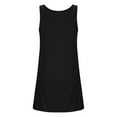 thumbnail image 6 of DJskiyers Athletic Dress For Women Scoop Neck Tank Top Dress Fit Tennis Dress Cotton Workout Dress Flowy Mini Dress Solid Summer Dress, 6 of 8