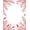 Pink, Pattern 4, variant on ODIKA 4'x6' Machine Washable Non-Slip Area Rug, Cherry Blossom Foxes Botanical Storybook High Traffic Rug, Orange, 440308