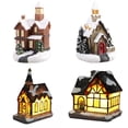 thumbnail image 1 of Casa de Nieve Navideña con , Conjunto en Miniatura, Decoración de Escritorio, 1 of 6